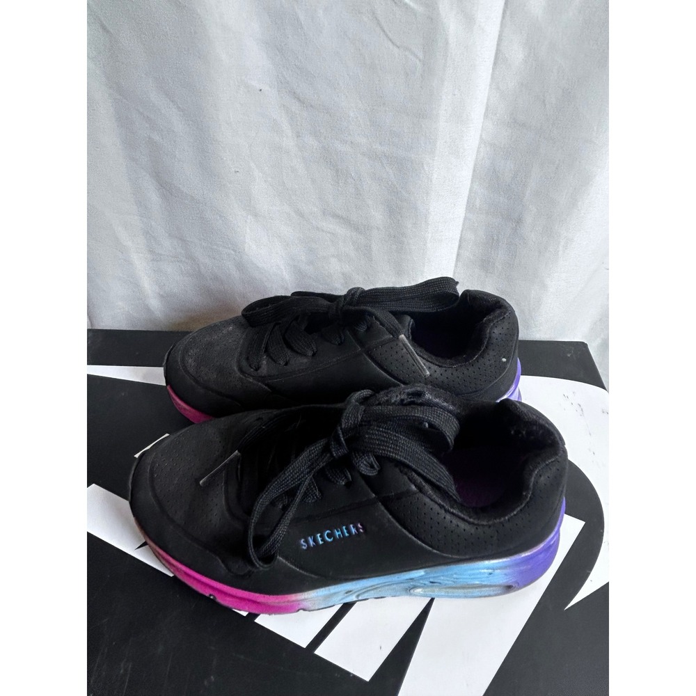 Skechers Uno Gen1 Sneakers 11 Black Pink Purple Ombre Kids